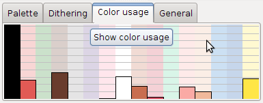 Color usage screenshot